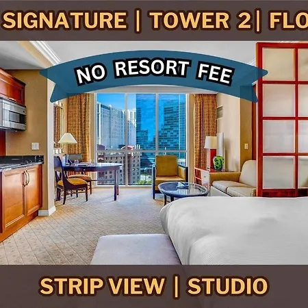 8Th Flr Mgm Signature Studio, Strip View, No Fee Las Vegas Exterior photo